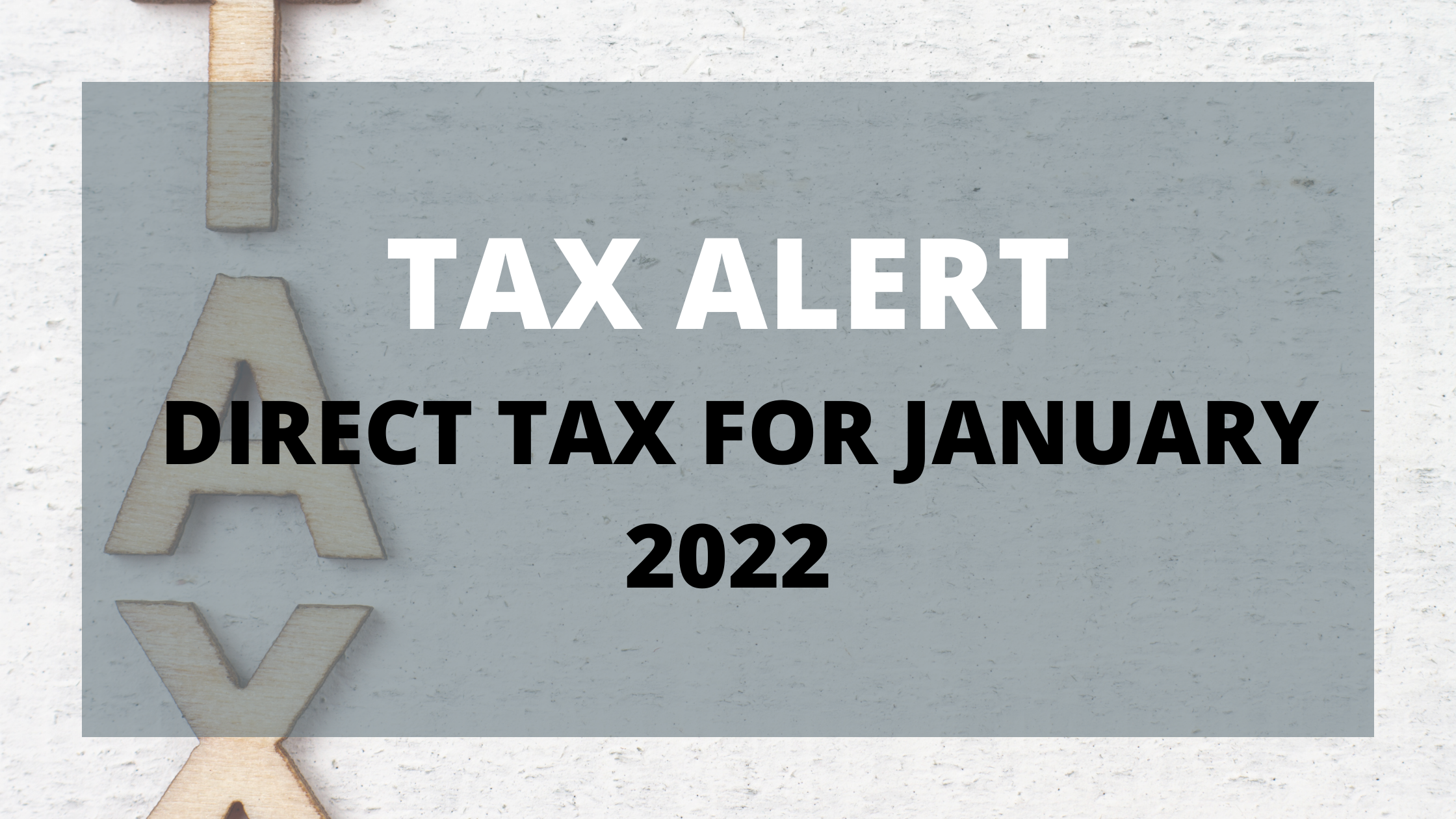 Direct tax alert