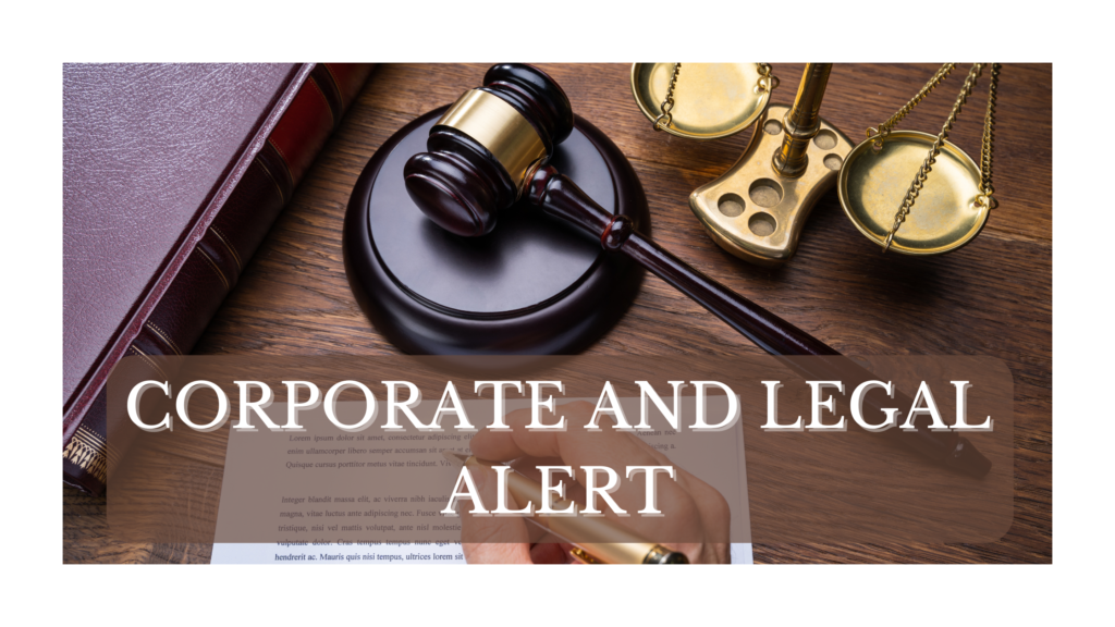 Corporate and Legal Alert-July 2022