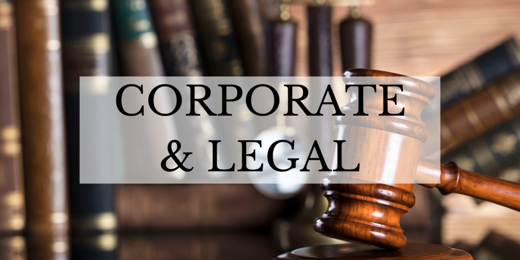 Corporate & Legal – January 2023