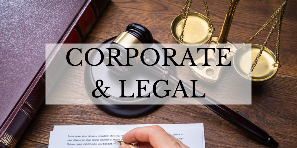 Corporate & Legal – March 2023